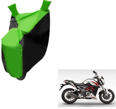 Flipkart SmartBuy Two Wheeler Cover for DSK Benelli(TNT 25, Black, Green)