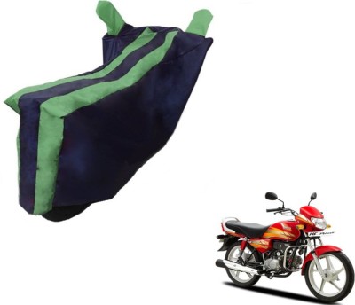 Flipkart SmartBuy Two Wheeler Cover for Hero(HF Deluxe, Black, Green)