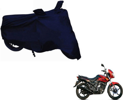 MOCKHE Two Wheeler Cover for TVS(Flame DS 125, Blue)