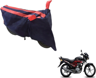 MOCKHE Two Wheeler Cover for Yamaha(YBR 125, Black, Orange)