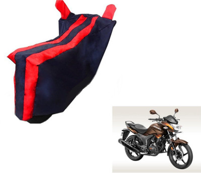 MOCKHE Two Wheeler Cover for Hero(Hunk, Black, Red)