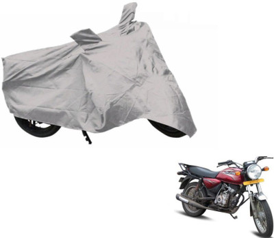 MOCKHE Two Wheeler Cover for Bajaj(Boxer, Silver)