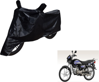 Flipkart SmartBuy Two Wheeler Cover for Hero(Splendor Plus, Black)