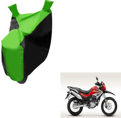 MOCKHE Two Wheeler Cover for Hero(Impulse, Black, Green)