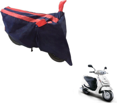 MOCKHE Two Wheeler Cover for Mahindra(Duro DZ, Black, Orange)
