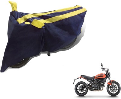 Flipkart SmartBuy Two Wheeler Cover for Ducati(Scrambler, Black, Yellow)