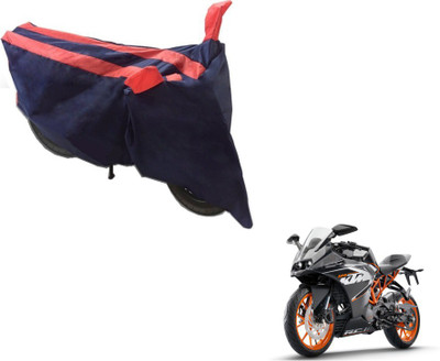 MOCKHE Two Wheeler Cover for KTM(RC 390, Black, Orange)