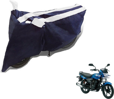 MOCKHE Two Wheeler Cover for Bajaj(Platina, Black, White)