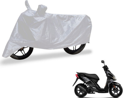 MOCKHE Two Wheeler Cover for Yamaha(Jog R, Silver)