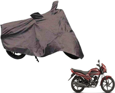 MOCKHE Two Wheeler Cover for Honda(Dream Yuga, Grey)