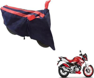 MOCKHE Two Wheeler Cover for Hero(Xtreme, Black, Orange)