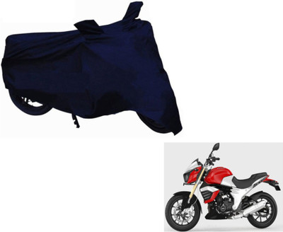 MOCKHE Two Wheeler Cover for Mahindra(Mojo, Blue)