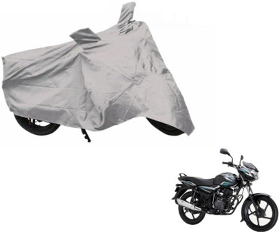 MOCKHE Two Wheeler Cover for Bajaj(Discover 100 DTS-i, Silver)