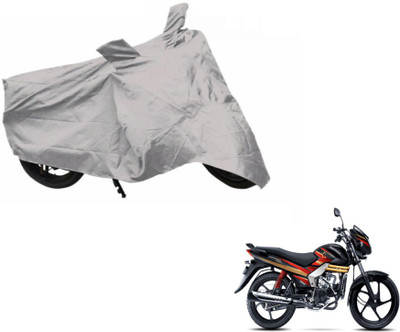 MOCKHE Two Wheeler Cover for Mahindra(Centuro, Silver)