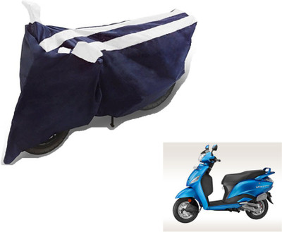 MOCKHE Two Wheeler Cover for Hero(Maestro, Black, White)