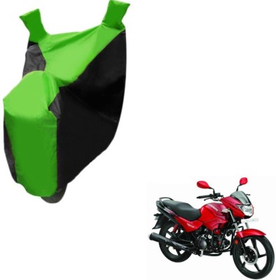 Flipkart SmartBuy Two Wheeler Cover for Hero(Glamour FI, Black, Green)