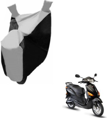 MOCKHE Two Wheeler Cover for Hero(Electric Optima, Black, Silver)