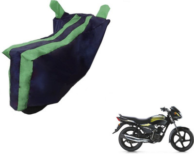 MOCKHE Two Wheeler Cover for TVS(Star City, Black, Green)