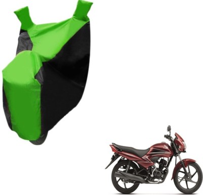 Flipkart SmartBuy Two Wheeler Cover for Honda(Dream Yuga, Black, Green)