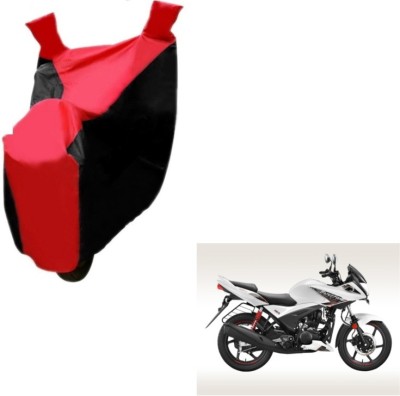 MOCKHE Two Wheeler Cover for Hero(Ignitor, Black, Red)