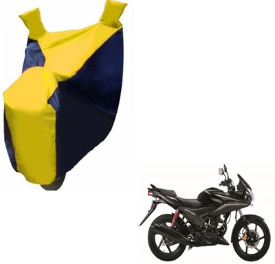 MOCKHE Two Wheeler Cover for Honda(CBF Stunner, Black, Yellow)