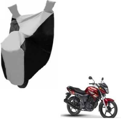 Flipkart SmartBuy Two Wheeler Cover for Yamaha(SZ X, Black, Silver)