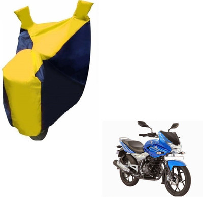 Flipkart SmartBuy Two Wheeler Cover for Bajaj(Discover 150 f, Black, Yellow)