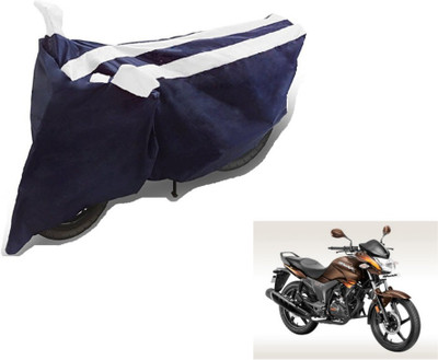MOCKHE Two Wheeler Cover for Hero(Hunk, Black, White)