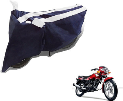 MOCKHE Two Wheeler Cover for TVS(Star Sport, Black, White)