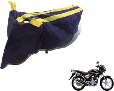 MOCKHE Two Wheeler Cover for Yamaha(Libero, Black, Yellow)