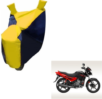 MOCKHE Two Wheeler Cover for Hero(Glamour, Black, Yellow)