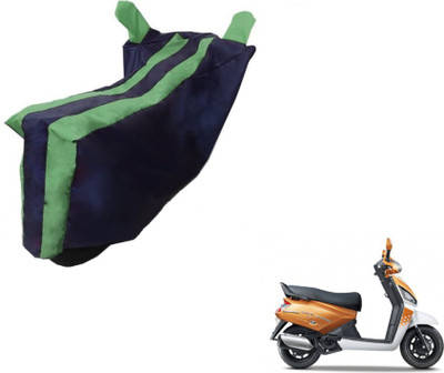 Flipkart SmartBuy Two Wheeler Cover for Mahindra(Gusto, Black, Green)