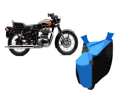 KAAZ Two Wheeler Cover for Royal Enfield(Bullet 350, Blue)