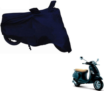 MOCKHE Two Wheeler Cover for Universal For Bike(Vespa, Blue)