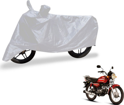 MOCKHE Two Wheeler Cover for Hero(CD Dawn, Silver)