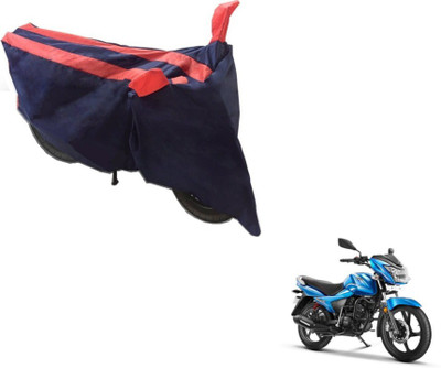 MOCKHE Two Wheeler Cover for TVS(Victor GLX, Black, Orange)