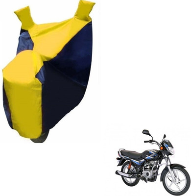 MOCKHE Two Wheeler Cover for Bajaj(CT100, Black, Yellow)