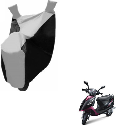 Flipkart SmartBuy Two Wheeler Cover for TVS(Scooty Streak, Black, Silver)