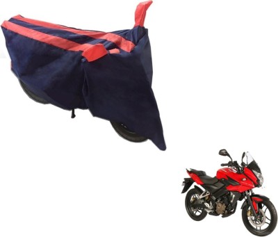 MOCKHE Two Wheeler Cover for Bajaj(Pulsar, Black, Orange)