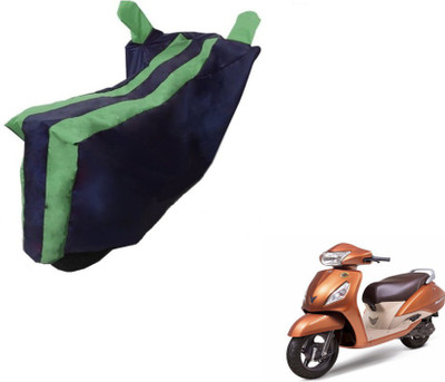 MOCKHE Two Wheeler Cover for TVS(Jupiter, Black, Green)