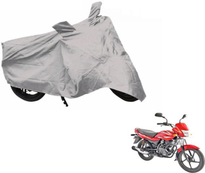MOCKHE Two Wheeler Cover for Bajaj(Platina 100 DTS-i, Silver)