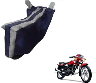 MOCKHE Two Wheeler Cover for TVS(Star Sport, Black, Silver)
