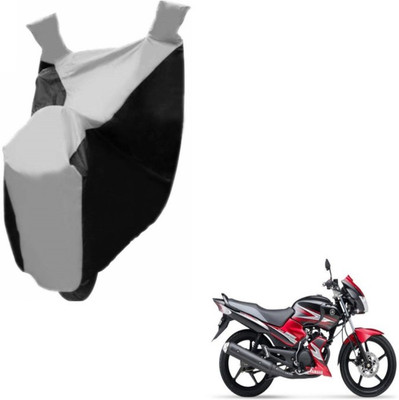 Flipkart SmartBuy Two Wheeler Cover for Yamaha(SS 125, Black, Silver)