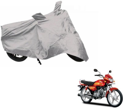 Flipkart SmartBuy Two Wheeler Cover for Hero(CD deluxe, Silver)