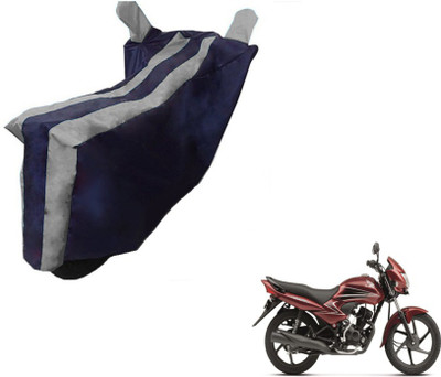 Flipkart SmartBuy Two Wheeler Cover for Honda(Dream Yuga, Black, Silver)