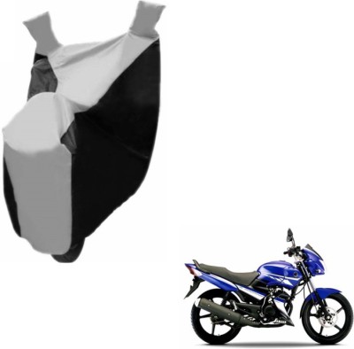 Flipkart SmartBuy Two Wheeler Cover for Yamaha(Gladiator, Black, Silver)