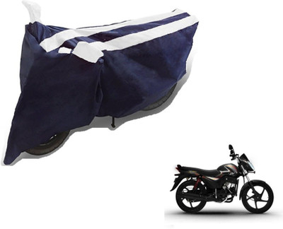 MOCKHE Two Wheeler Cover for Mahindra(Pantero, Black, White)