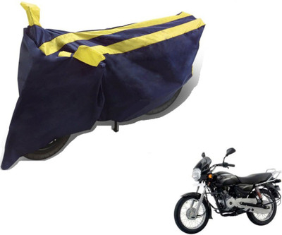 MOCKHE Two Wheeler Cover for Bajaj(Boxer, Black, Yellow)