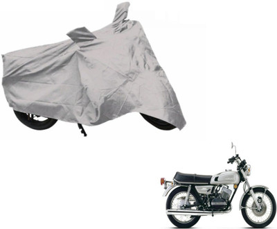 MOCKHE Two Wheeler Cover for Yamaha(RD 350, Silver)