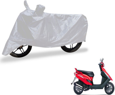 MOCKHE Two Wheeler Cover for Bajaj(Silver)